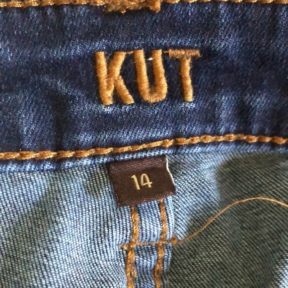 Kut from the Kloth toothpick skinny jeans size 14 - Picture 3 of 5